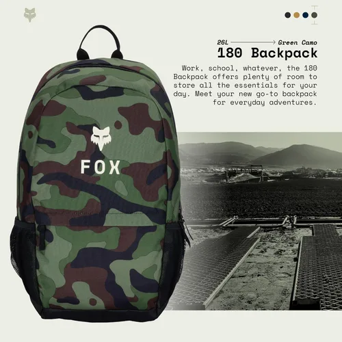 Vista 2 de Fox Racing Mochila 180 Verde Camuflaje