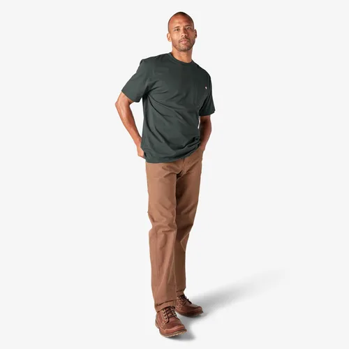 Vista 3 de Dickies - Camiseta pesada de manga corta y cuello redondo para hombre