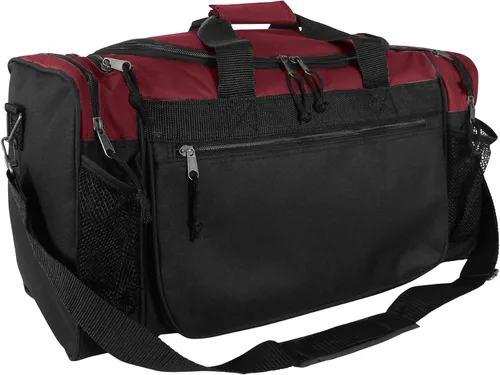 Vista 14 de DALIX - Bolsa deportiva de 20 pulgadas con bolsillos de malla y para objetos de valor, para gimnasio y viaje