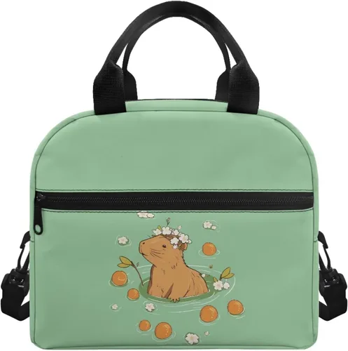 Vista 49 de doginthehole Bolsa de almuerzo portátil de teñido anudado azul, bolsa de almuerzo, organizador reutilizable, hielera para adultos, al aire libre