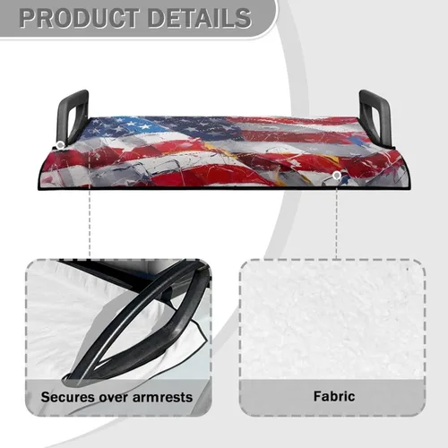 Vista 4 de Fundas de asiento de carrito de golf, lavables para carrito de golf, manta de toalla para carrito de golf, club, coche, fácil de instalar, funda