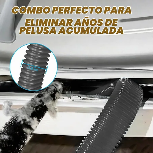 Vista 4 de Sealegend Kit de limpiador de ventilación de secadora de 2 piezas Negro