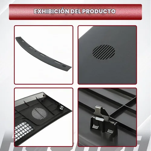 Vista 5 de HECASA Panel superior de tablero compatible con Dodge Ram 1500 2002-2005, Dodge Ram 2500 3500 2003-2005 - Reemplazo de tablero para 5GT31XDVAC