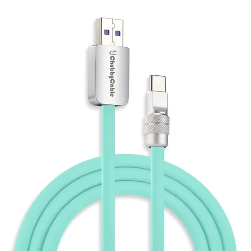 Vista 51 de chubbycable Chubby 2.0 USB C 240W Cable de carga rápida de silicona suave y duradero, cable de carga extra grueso compatible con iPhone 17-15 Series