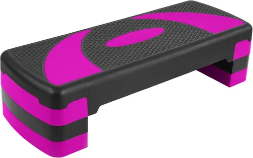 Vista 11 de BalanceFrom Aerobic Step Platform Trainer with Adjustable 3-Level Risers, 400 Pound Weight Capacity – Non-Slip Exercise Stepper for Cardio