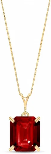 Vista 10 de Galaxy Gold GG 14K Solid Gold Pendant Necklace with Genuine Natural Ruby - July Birthstone, Stone of Passion & Protection, 14-24 Inch, Fine Jewelry