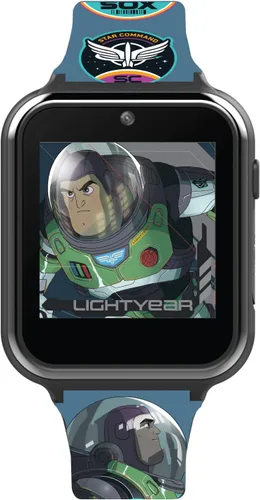 Vista 2 de Accutime Reloj de cuarzo unisex Disney Buzz Lightyear LTY4017AZ para niños, Negro -, Reloj inteligente Lightyear
