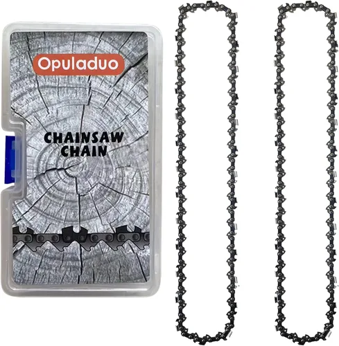 Vista 6 de 2 cadenas de motosierra de 16 pulgadas para Husqvarna 135, 240, 120 Mark II, cadena de repuesto para motosierra WEN 4017, 40417, 40417BT y más – 3/8