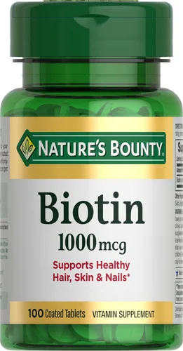 Vista 7 de Nature's Bounty Energy Health Comprimidos recubiertos de biotina, 1000 mcg, 100 unidades (1 paquete)