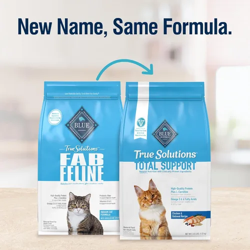 Vista 2 de Blue Buffalo True Solutions Total Support - Alimento seco natural para gatos adultos, pollo, bolsa de 3.5 libras