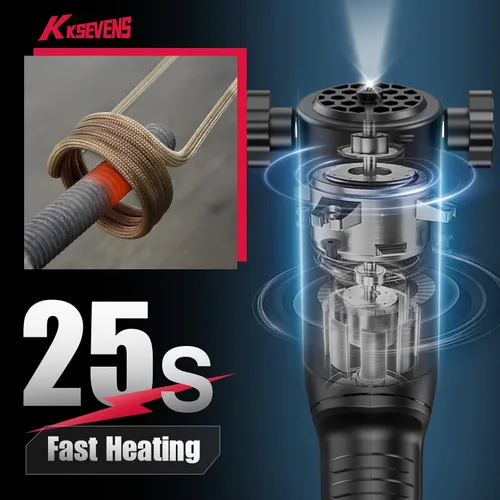 Vista 10 de Calentador de inducción de 1300 W 110 V, extracción de pernos, herramienta de calentador de inducción magnética de mano con 5 bobinas