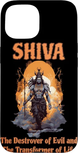 Vista 6 de Lord Shiva Destroyer Transformer Hindu God Spiritual Hippie Case for iPhone 16