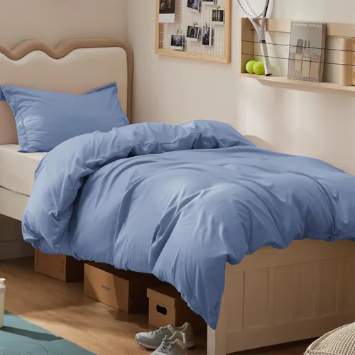 Vista 92 de Bedsure - Juego de funda de edredón tamaño individual/individual XL - Juego de ropa de cama suave de microfibra cepillada doble para niños