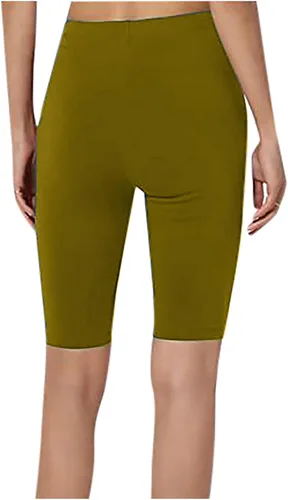 Vista 3 de Pantalones Cortos entrenamiento Mujer mallas Yoga sólidas Pantalones de chándal Corte de bota Pantalones Fitness