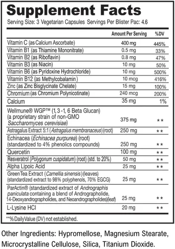 Vista 5 de ScimeraMD® ScimuneMD 14CT Apoyo inmunológico y ScimeraMD® ZincMD Suplemento de apoyo inmunológico para apoyo del sistema inmunológico