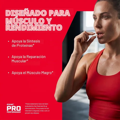 Vista 4 de GNC Pro Performance Amino 3000 mg, soporta reparación muscular, 240