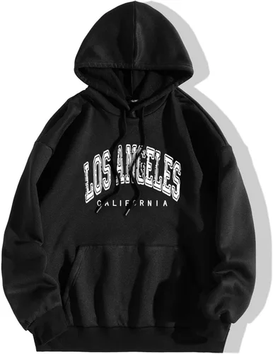 Vista 2 de Hemlock Sudaderas con capucha para adolescentes y niñas, con orejas de gato, abrigos, manga larga, sudadera con capucha, blusa para mujer
