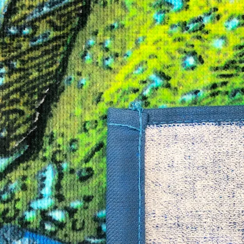 Vista 2 de Beachland Toalla de playa Dolphin Fish de 30 x 60 pulgadas, Mahi-Mahi, 100% algodón (1 toalla de 30 x 60 pulgadas, pez delfín)