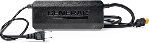 Vista 4 de Generac Panel solar de 100 vatios, naranja y negro