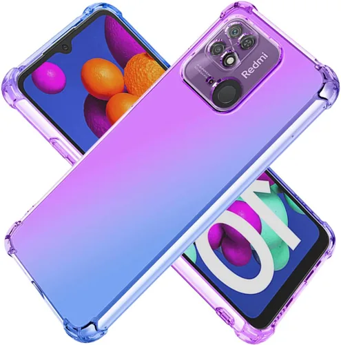 Vista 8 de Funda de teléfono para Xiaomi Redmi 10C 220333QBI Caso Fibra de carbono a prueba de golpes Escudo resistente antiarañazos TPU suave contraportada