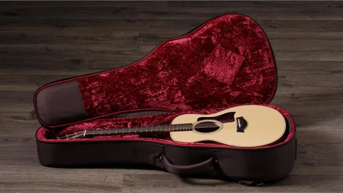 Vista 2 de Taylor GS Mini-e Rosewood Plus - Guitarra acústica-eléctrica, color natural brillante con golpeador negro