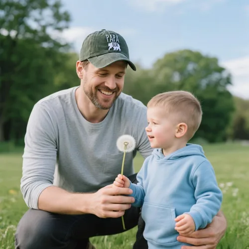 Vista 5 de Waldeal Gorra de béisbol ajustable con bordado de Papa Bear para hombre, Verde