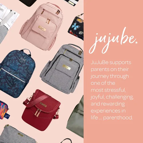 Vista 6 de JuJuJuBe Mochila de viaje ligera a media piernamochila escolar para niños o adultos con organización de bolsillo, Diamante punteado, Diamante