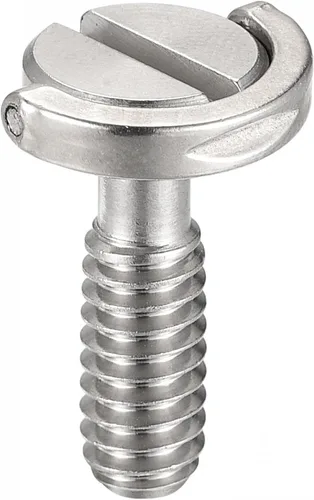 Vista 4 de uxcell Tornillo de trípode para cámara, adaptadores de tornillo de montaje macho de 1/4 pulgadas, ranurados de 0.79 pulgadas de longitud