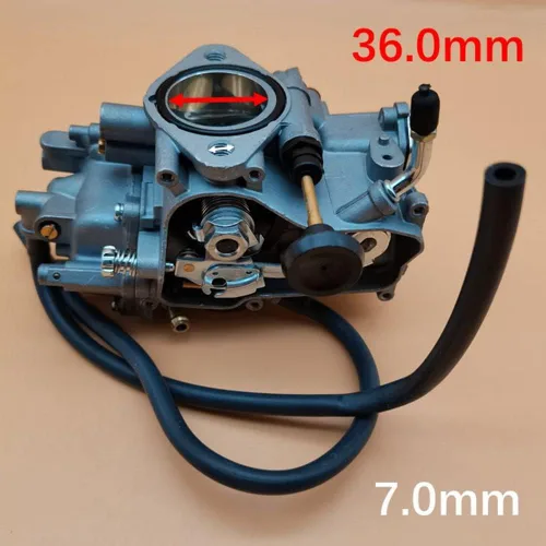 Vista 5 de Conjunto de carburador compatible con Yamaha Big Bear Kodiak Wolverine Warrior Moto-4 350 YFM350 YFM35F 400 YFM400 2WD 4WD 1987 1988 1989 1990 -1999