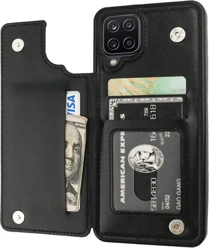 Vista 67 de ONETOP - Funda tipo cartera para Samsung Galaxy S22 con tarjetero, color negro Kickstand,ID/Cash Holder,Case Wallet with Card Slots,Double
