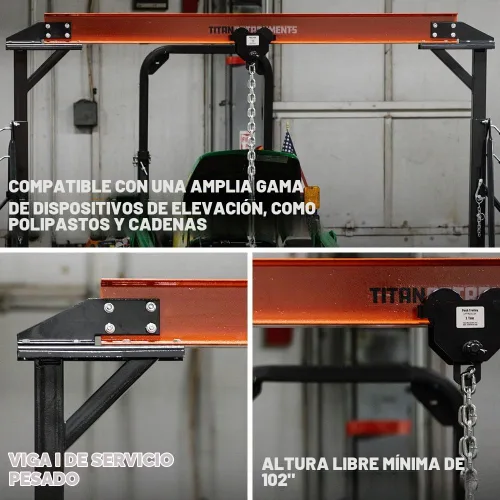 Vista 5 de Titan - Puente grúa ajustable