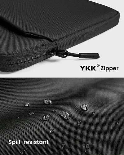 Vista 5 de Tomtoc - Funda para iPad Air y Pro de 13 pulgadas M5/M4/M3/M2 con teclado mágico y teclado inteligente, bolsillo para accesorios adicionales Negro