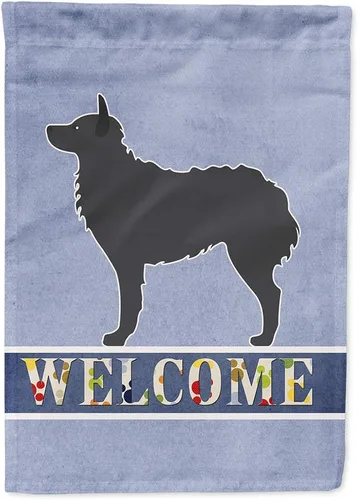 Vista 158 de Caroline's Treasures BB5552GF Affenpinscher Bandera de bienvenida para jardín, bandera decorativa para patio exterior, patio, parterres