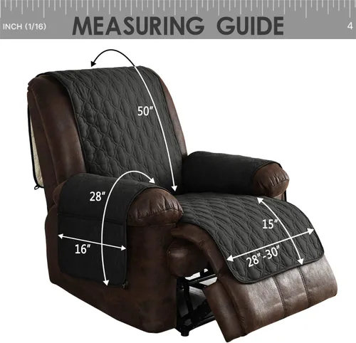 Vista 2 de RBSC - Fundas de sofá para el hogar, 100% impermeable, acolchadas, gruesas y lo suficientemente largas para cubrir la parte del reposapiés, funda