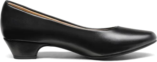Vista 3 de Dream Pairs - Zapatos de tacón alto Mila Low Chunky para mujer