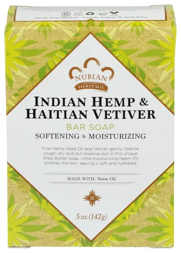 Vista 19 de Barra de jabón Nubian Heritage, leche de cabra y chai, 5 onzas