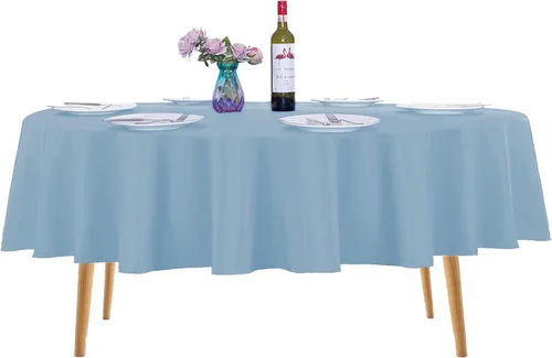 Vista 54 de Ascoza Paquete de 2 manteles cuadrados negros de tela de poliéster de 52 x 52 pulgadas para bodas, banquetes, restaurantes y fiestas