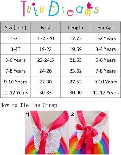 Vista 7 de Tutu Dreams Full Set Mermaid Dress for Girls Birthday Halloween Party Gifts Dress Up Clothes