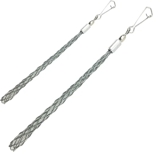 Vista 2 de Calcetines de tracción de cable de 0.472-0.630 in con agarre de malla de ojo de agarre de alambre Extractor de cable Calcetines de agarre de malla