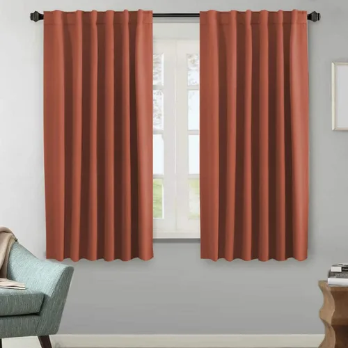 Vista 196 de H.VERSAILTEX Cortinas Opacas con Aislamiento Térmico, Paneles de Tratamiento de Ventanas que Oscurecen la Habitación, Cortinas Opacas para Sala