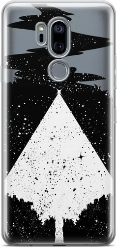 Vista 4 de Mertak Clear Phone Case Compatible with LG Stylo 6 5 4 K61 K51S K41S K30 K20 Q70 Q60 Design Abstract Lightweight TPU Cover Slim Flexible Girls