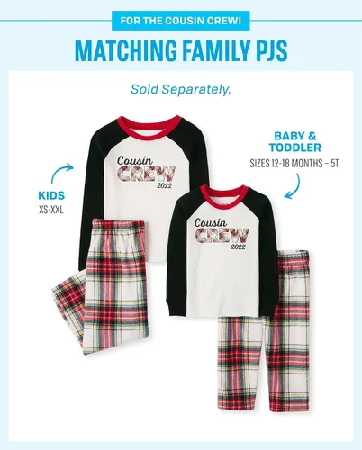 Vista 2 de The Children's Place Pijama unisex para bebé, algodón