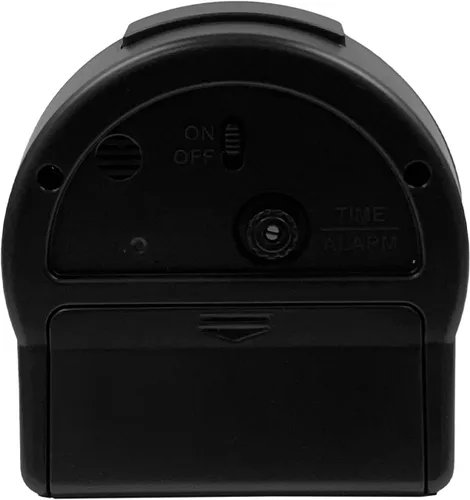 Vista 3 de Seiko Marui - Reloj despertador para dormitorio, color negro metálico