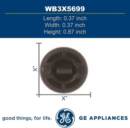 Vista 4 de GE Appliances WB3X5699 - Perilla de temporizador de reloj OEM para rangos