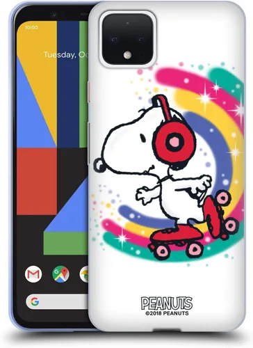 Vista 316 de Head Case Designs Officially Licensed Peanuts Beach Surf Snoopy Boardwalk Airbrush Gel Case [Military Grade Protection] Compatible with Google Pixel