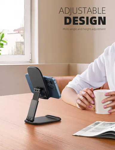 Vista 6 de Lamicall Soporte plegable para teléfono y soporte para teléfono de ducha impermeable