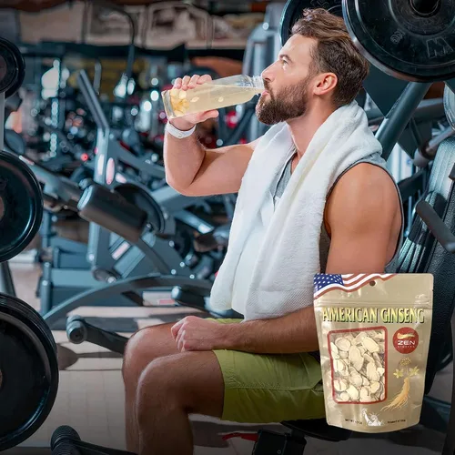 Vista 6 de 1 bolsa de rebanadas de ginseng americano de Wisconsin, Panax Ginseng. Aumenta la inmunidad corporal, la energía y la resistencia para hombres
