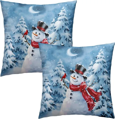 Vista 154 de Giwawa Juego de 2 fundas de almohada decorativas con diseño floral de girasol de 16 x 16 pulgadas, fundas de cojín decorativas para el hogar, sofá