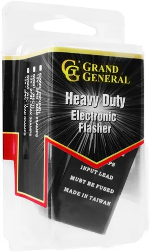 Vista 2 de Grand General 62991 - Flasher electrónico rectangular de 12 V y 25 amperios