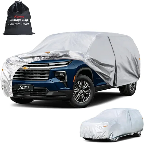 Vista 52 de Kayme Funda impermeable para automóvil deportivo para todo tipo de clima. Consulta la tabla de tallas del vehículo para un ajuste preciso. Cubierta